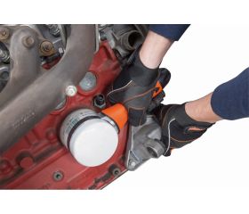 Llave de correa para filtro de aceite, con mango de goma | BE62